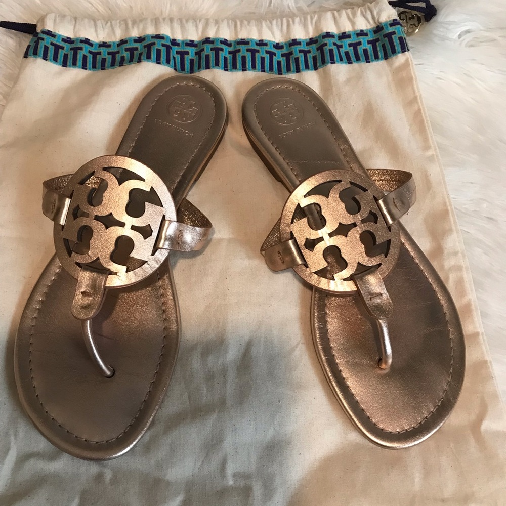 Tory Burch Millers Rose Gold  with shoe bag